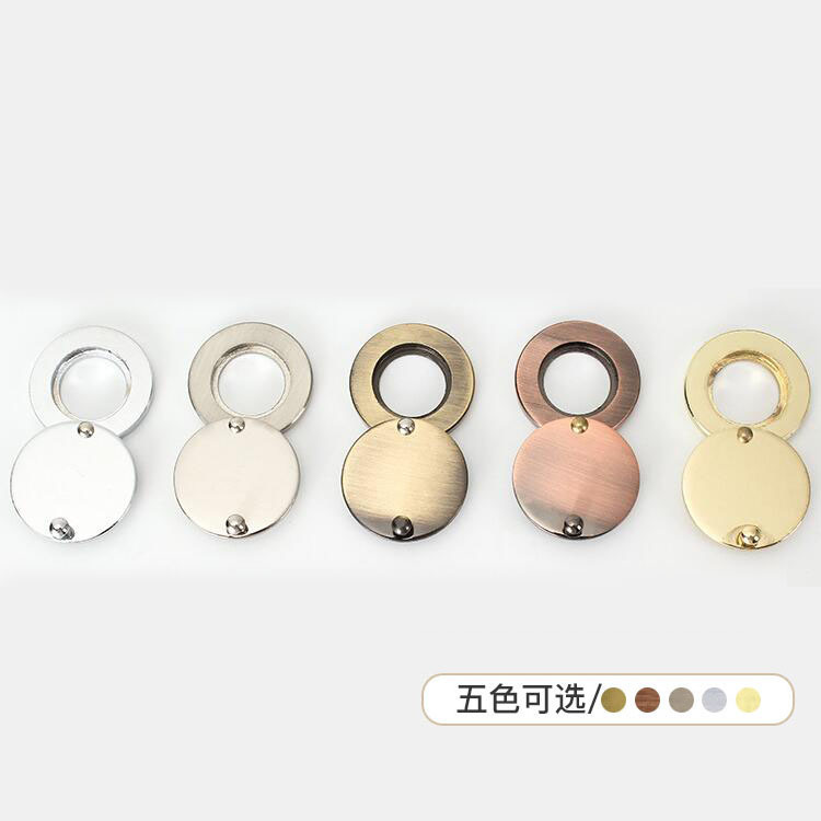 All copper 12 14 16MM pipe diameter anti-theft door mirror door sight cat's eye back cover anti-peeping anti-privacy anti-thief