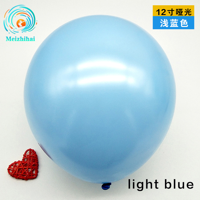 Set de Globos Mate de 12 Pulgadas, Gruesos, Personalizados para Cumpleaños Infantiles, Decoración de Bodas y Arreglos de Globos Coloridos