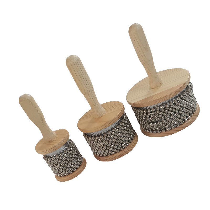 Instrumentos musicales Orff, instrumentos de percusión para niños, material didáctico para padres e hijos, trompeta mediana, trompeta grande, kabasa, kabaasa