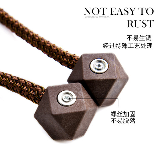 Cross-border supply of modern simple Rubik's Cube curtain straps, no punching creative DIY curtain magnetic buckle curtain buckle