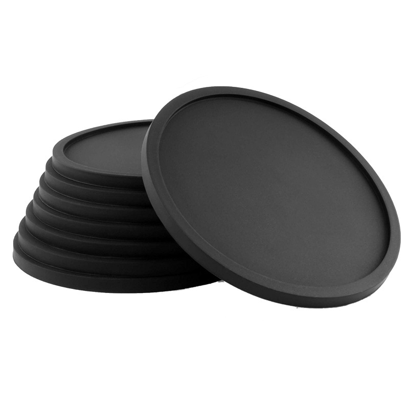 En stock montaña de silicona redonda engrosada taza de té estera hogar antideslizante aislamiento montaña taza de té estera traje de montaña de silicona