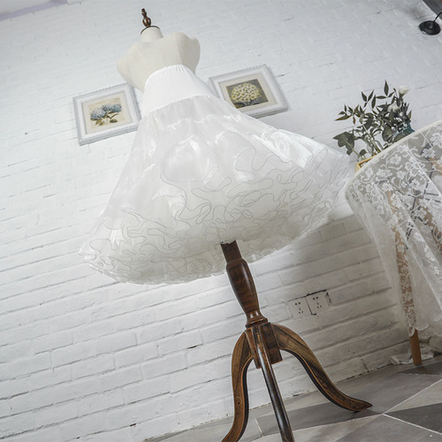 Bust lolita daily violence boneless lolita petticoat adjustable cloud marshmallow tutu skirt soft gauze