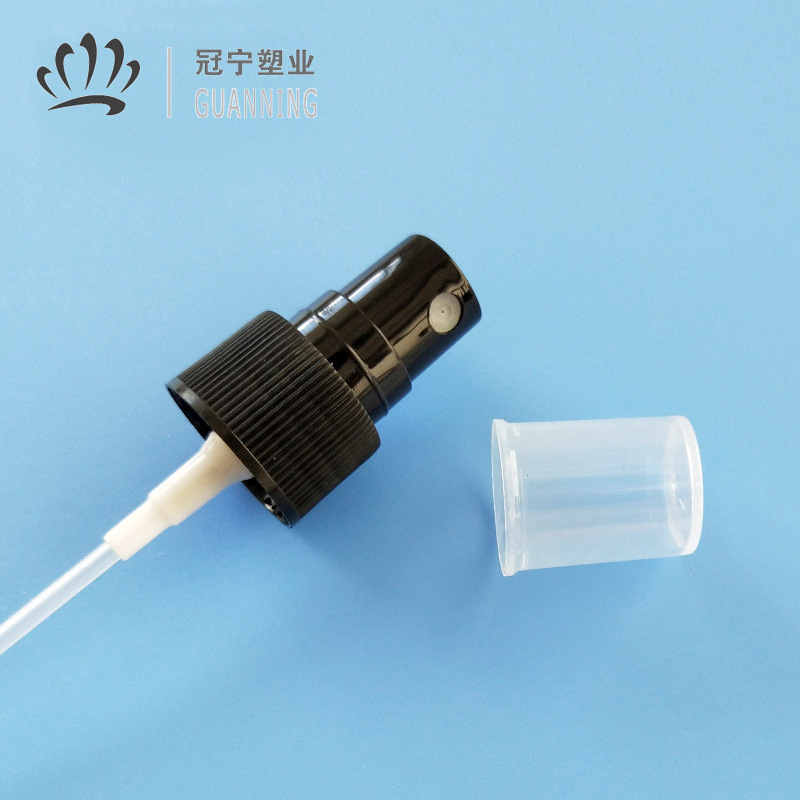 工厂供应透明半罩香水喷 PP塑料香水喷头 黑色蕾丝细雾喷头