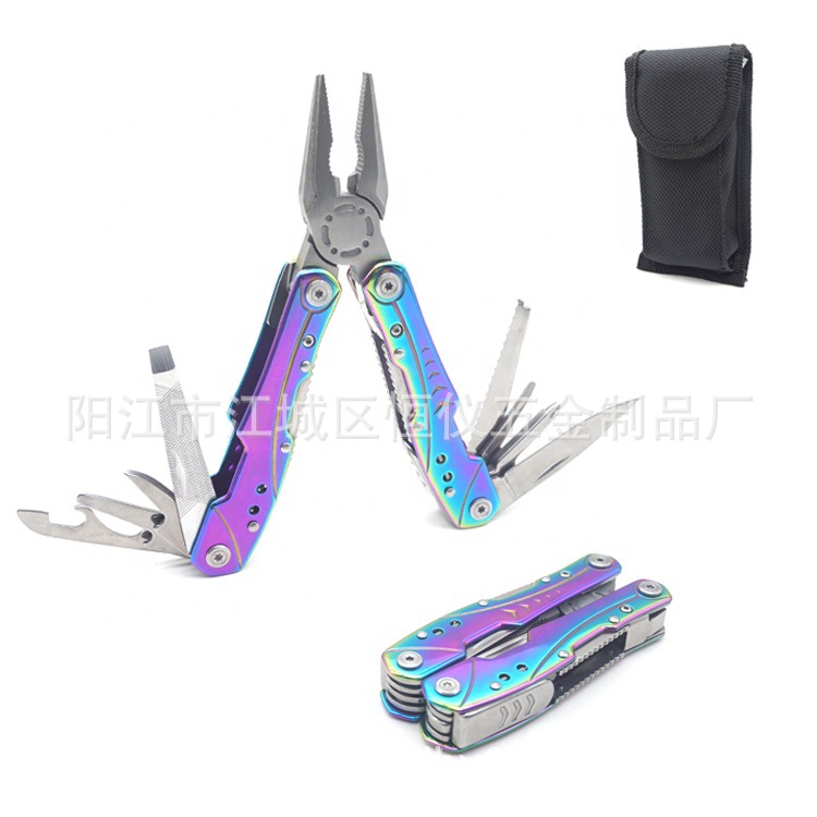 供应多功能钳 便携可折叠刀钳 户外野营多用途钳子