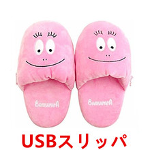 出口日系USB發熱鞋USBスリッパ電気足溫器USB WARM shoes拖鞋批發