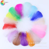 Windwater manufacturer currently sells multi -color loose root goose hair, horsescar dragon color wave ball handmade DIY spot optional