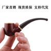 Factory direct selling mini resin practice smoke bucket stalls hot -selling creative small curved palm pipe fighting