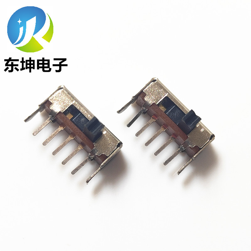 东坤开关拨动开关SK-13D10G4（1P3T）横柄侧拨滑动玩具开关