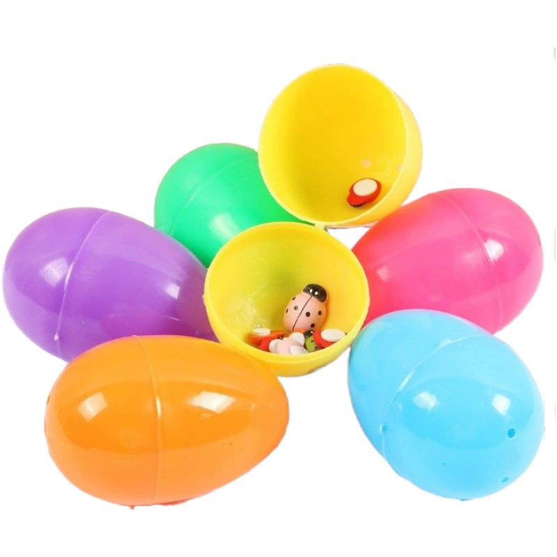 8cm Easter Egg Egg Duck Egg Children DIY Plastic Kindergarten Decoration Open Gacha Shell
