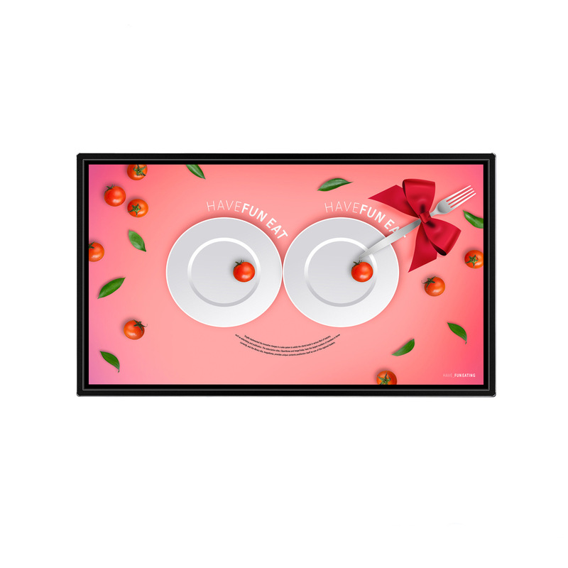 Factory wholesale New 32 inch advertising machine digital photo frame wall hanging integrated network machine Android cloud intelligent cloud storage