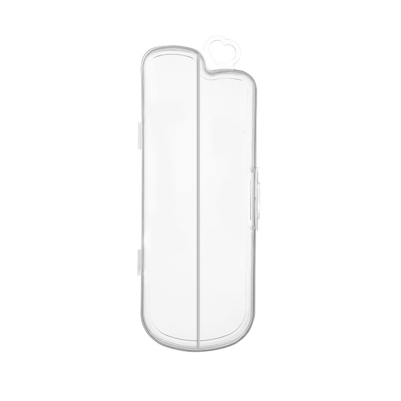 Bebé cuchara de silicona caja de almacenamiento dos cucharas caja de polvo de grado alimenticio PP caja de almacenamiento ventas directas de la fábrica