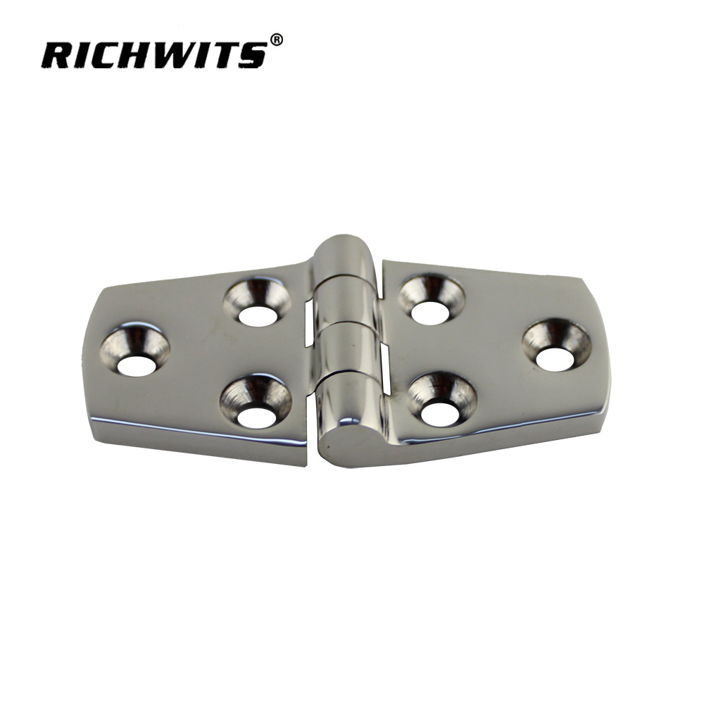 RICHWITS  不锈钢316梯形六孔合页 舱盖铰链 Butt Hinge