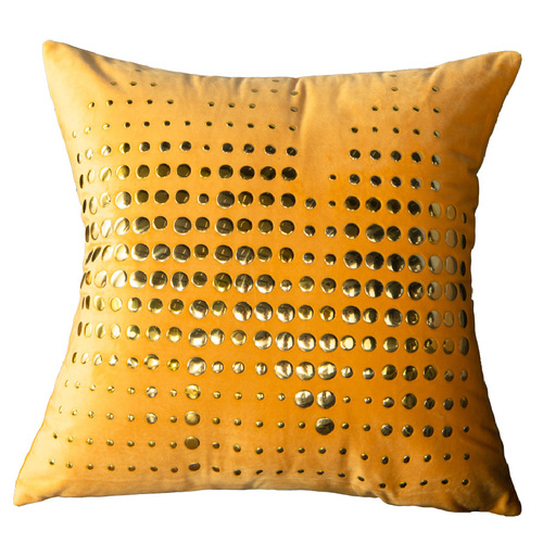 New velvet light luxury sequins simple modern sofa pillow car pillow office backrest coat pillowcase