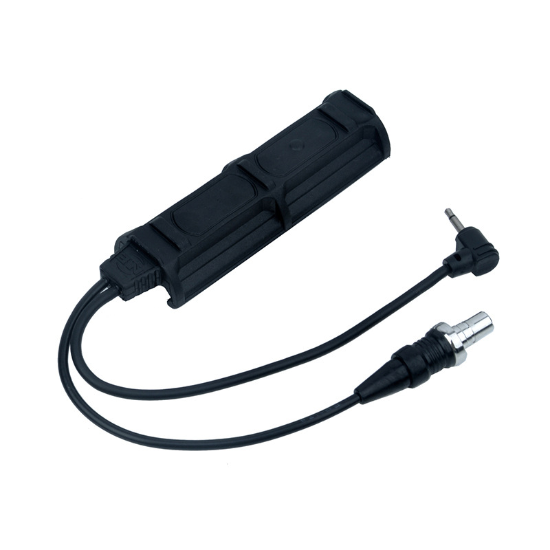 Element NE flashlight dual-button wired control switch, double-plug NE07011