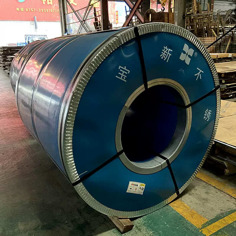 宝新304不锈钢卷代理 BA面不锈钢带分条 冷轧不锈钢装饰材料批发