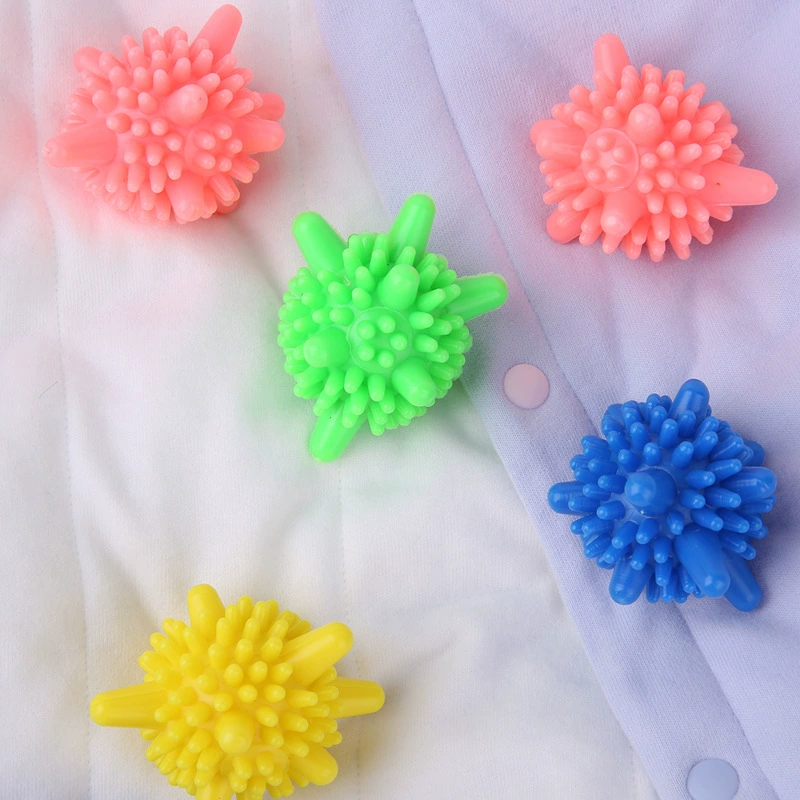 Large Silicone/PVC Laundry Ball, Hygienic Spiky Design, 5.5–6 cm Diameter