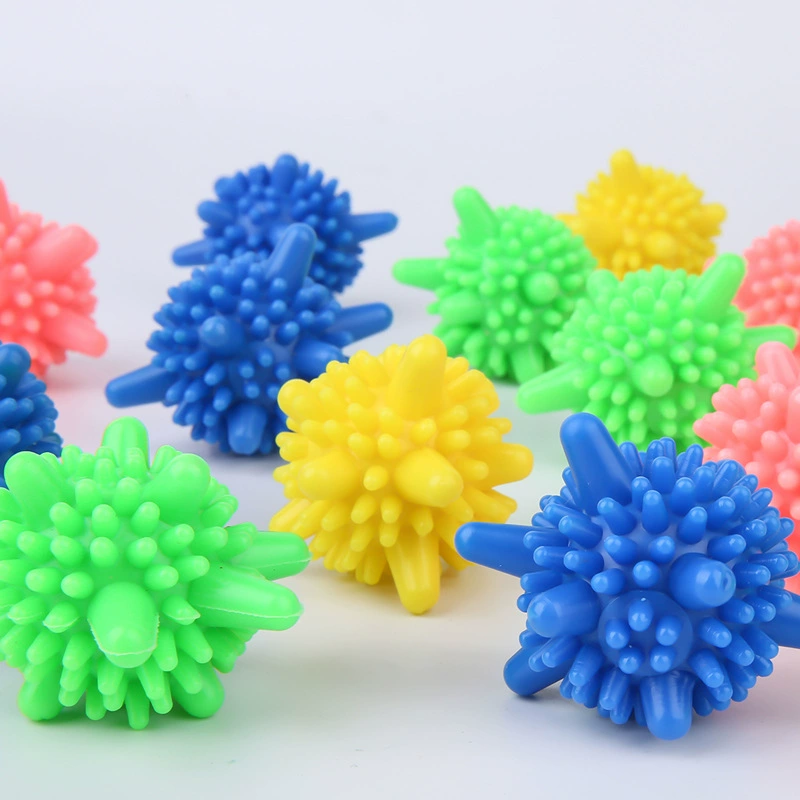 Large Silicone/PVC Laundry Ball, Hygienic Spiky Design, 5.5–6 cm Diameter