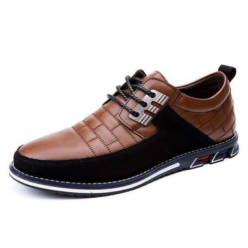 Men's Leather Shoes, Large Size, British Style, Versatile Youth Casual Men's Shoes, Cross-border Daily Casual Men's Shoes