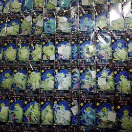 夜光墙贴 发光贴片跨境卡通动物植物荧光星星月亮墙饰工厂批发