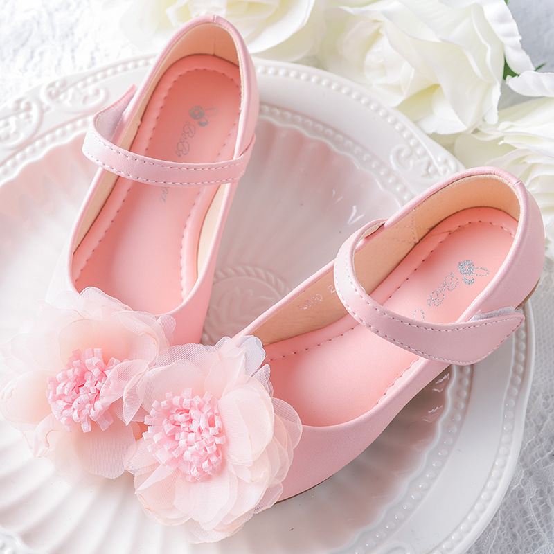 Girls' Leather Shoes 2026 Spring and Autumn New Style Children's Princess Shoes Little Girls' Flat Soft-Soled Dance Shoes Baby Girls' Single Shoes