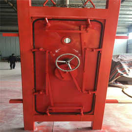 煤矿密闭门 矿用无压风门平衡门 两用栅栏门 图片