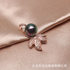 Fashionable pendant, chain for key bag  from pearl, Japanese and Korean, micro incrustation, wholesale