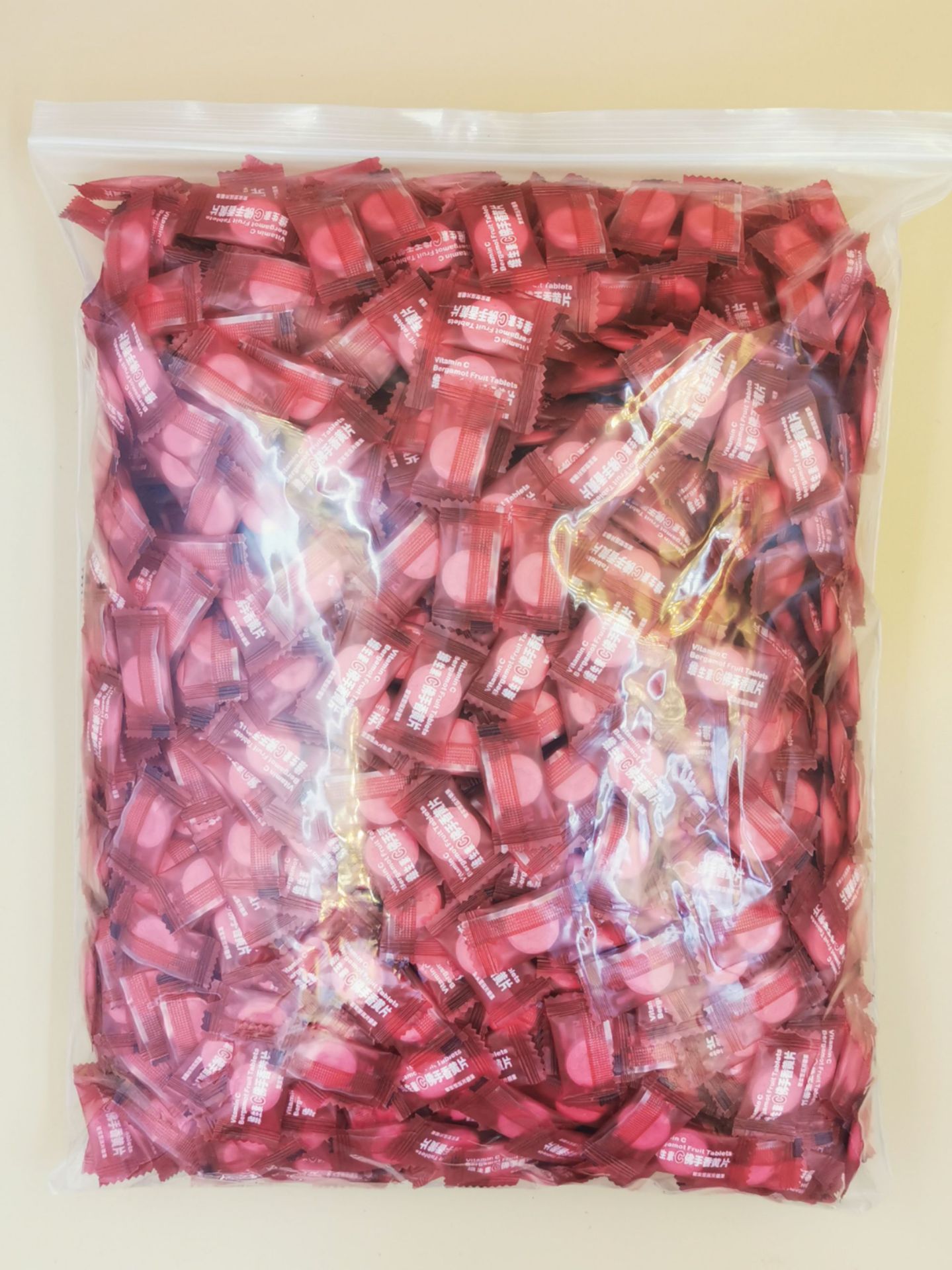 비타민 C 향기로운 노란색 베르가못 정제 5kg