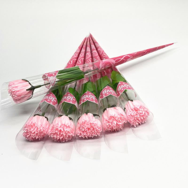 Mother's Day Flowers, Roses, Soap Flowers, Carnations, Small Gifts for Mom, Gifts, Artificial Flowers