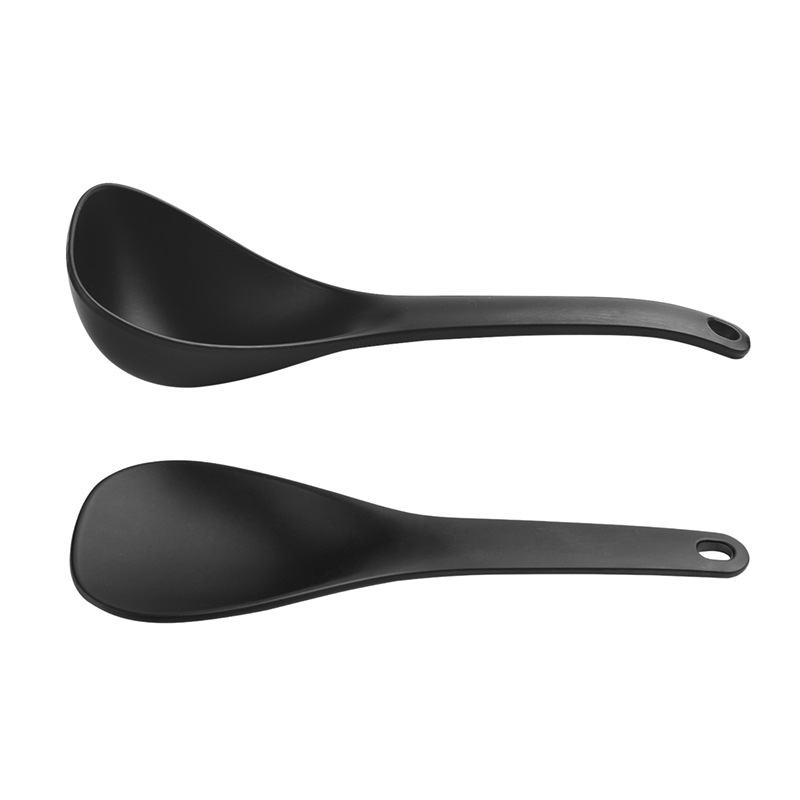 Cuchara para arroz antiadherente de aleación, espátula para arroz, cuchara para sopa, cuchara para sopa japonesa y coreana, cuchara para fideos, cuchara para servir, vajilla doméstica, resistente a altas temperaturas.
