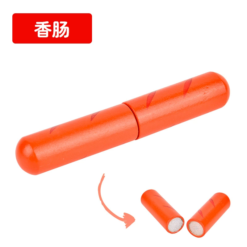 Wooden fruit realistic toy for cutting