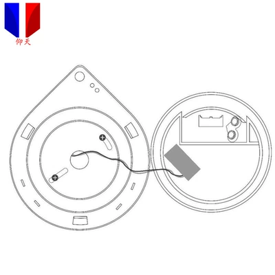 Solar Wall Lamp Shell Mold Avtomobil hissələri qəlibləri