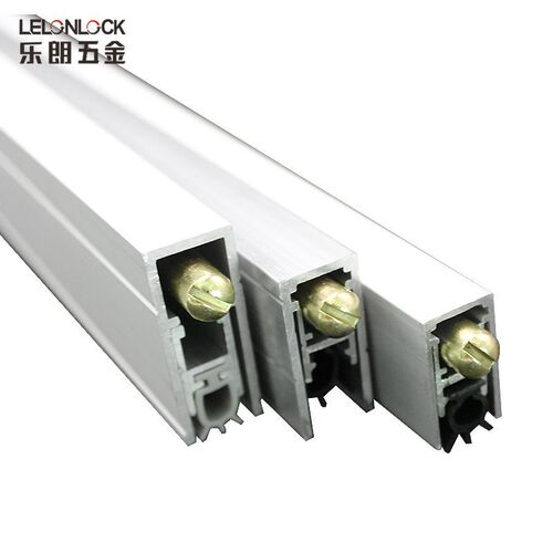Aluminum alloy U-shaped automatic lifting door bottom seal strip door gap sound insulation strip wholesale hotel door bottom seal dust protector