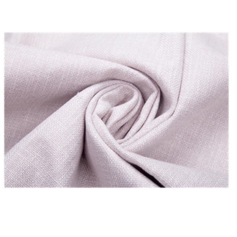 Tela de lino de imitación de color sólido tela de sofá de lino de colores imitación de lino grueso lino fino tela de ingeniería bolsas de tela de lino en stock image 5
