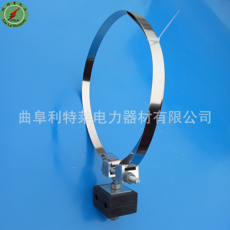 光缆金具 ADSS光缆杆用引下线夹 1.2米钢带引下线夹厂家生产