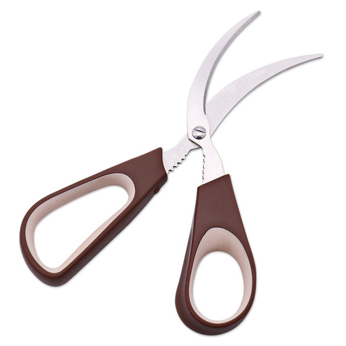 Source manufacturer wholesale kitchen seafood scissors multi-purpose shrimp gut shears household shrimp peeling kitchen tools