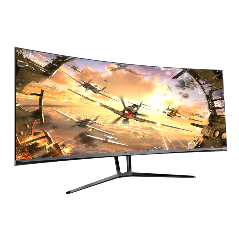 Cross-border electronic competition monitor 35 inch 4k120hz curved surface thin borderless IPS eye protection computer monitor