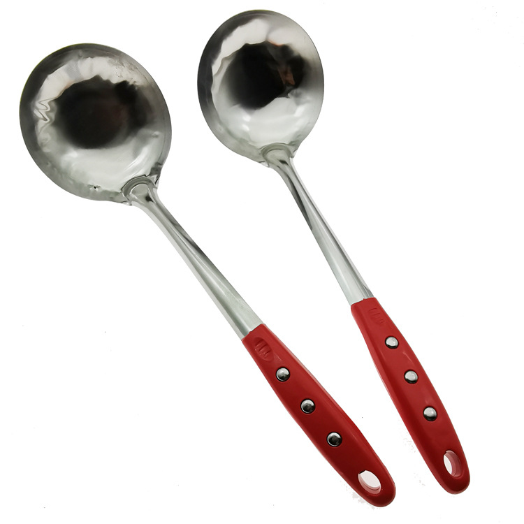 D1842 lijado mango rojo olla cuchara sopa cocina herramientas de cocina Yiwu 2 yuanes dos yuanes tienda