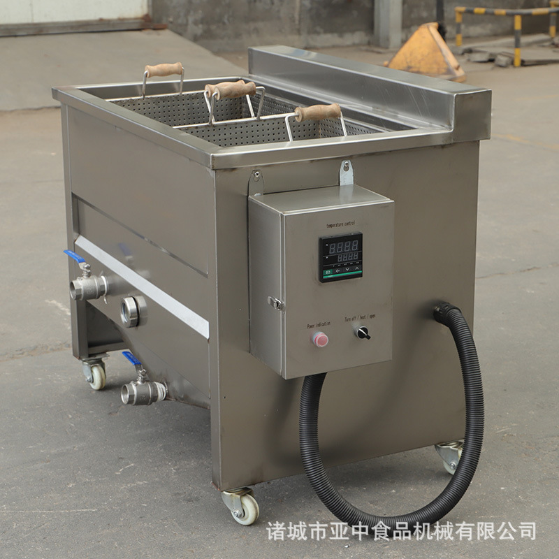 全自动油炸机生产线 电加热薯条油炸机自动出料秋葵薯条油炸机