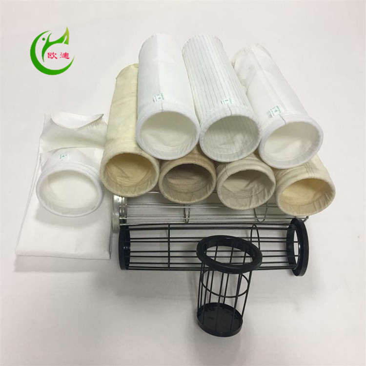 欧迪厂家常温除尘布袋涤纶芳纶复合毡高温防水覆膜防静电工业滤袋