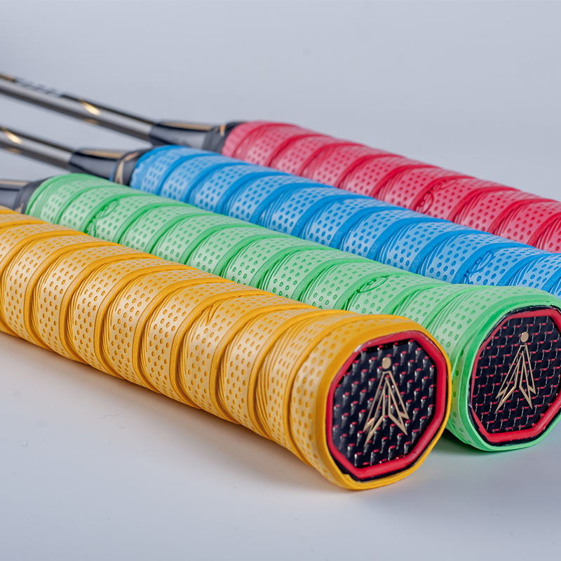 Badminton racket hand grip sweat band jump rope fishing rod slingshot dumbbell wrap band tennis racket handle grip point handle skin