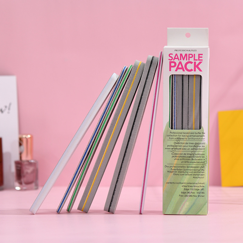 Nail Polishing Strip Set, Nail File Polishing Strip, High-Elastic Sponge File, Nail Polishing File Six-Piece Set, Rubbing Strip Nail Polishing Strip Set, Nail File Polishing Strip, High-Elastic Sponge File, Nail Polishing File Six-Piece Set, Rubbing Strip