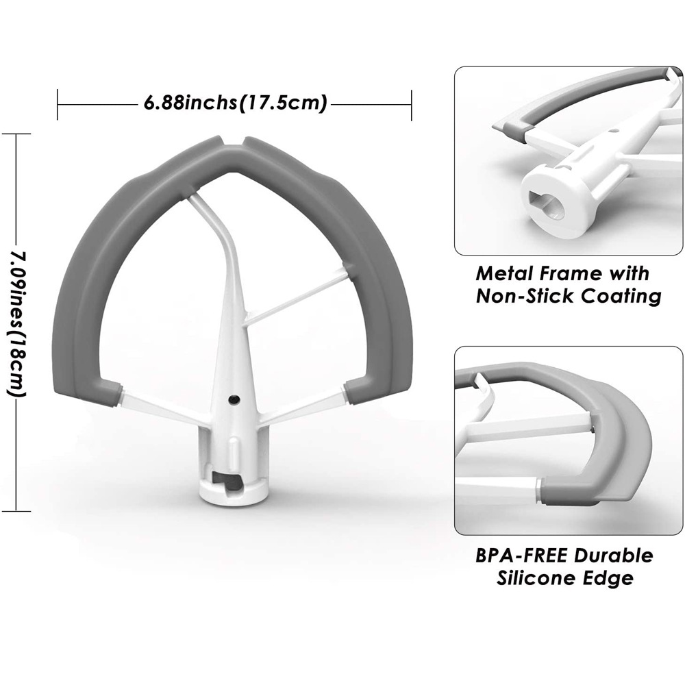 Accesorios del Tesoro de cocina fábrica directa 5.5-6qt bilateral recubierto cabeza mezcladora adecuada para la cocina americana tesoro 6qt Mezclador