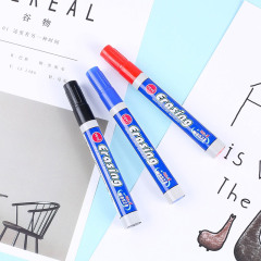 Factory direct sales wholesale 528 whiteboard pen water-based erasable marker black, red and blue three colors optional large whiteboard pen