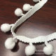Factory direct spot supply 1.3cm right angle triangle hair ball lace 35 color spot supply