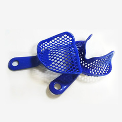 金屬無牙牙托塑鋼取模牙托無牙頜托盤齒科取模印模牙托口腔