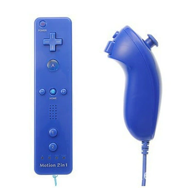 Ручка Wii, держатель Wii, левая и правая ручка встроенный акселератор, 2-в-правый держатель