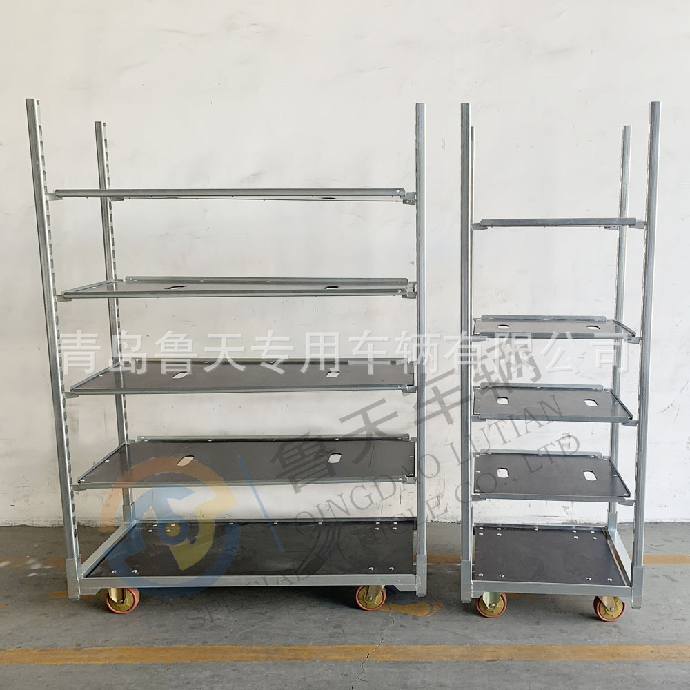 厂家直供物流车批发超市鲜花摆放车 花卉台车 物流周转车