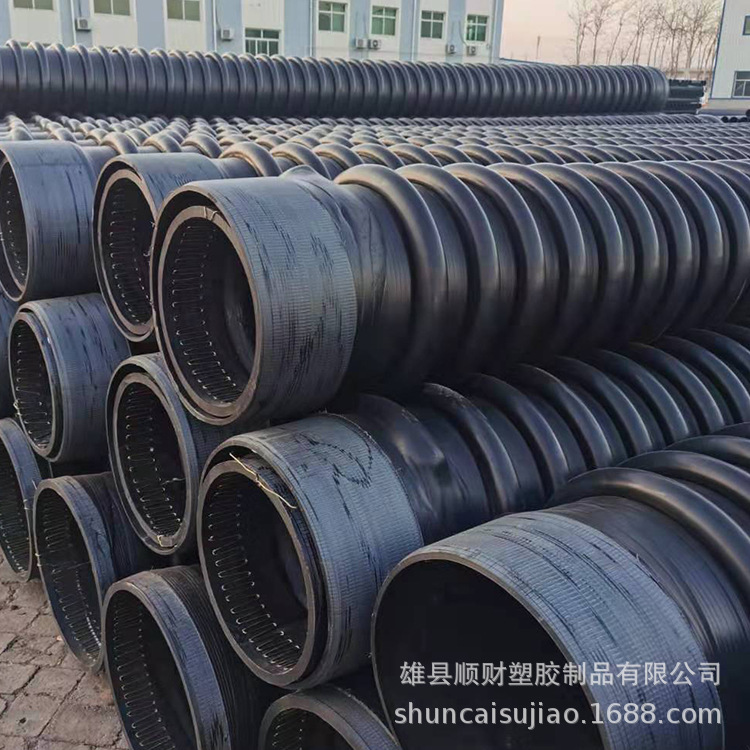 hdpe缠绕增强管 规格型号齐全 源头厂家 b型大口径管道