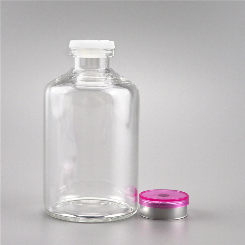 新现货 50ml医用玻璃瓶 管制 最大管制西林瓶  大容量42*72.5