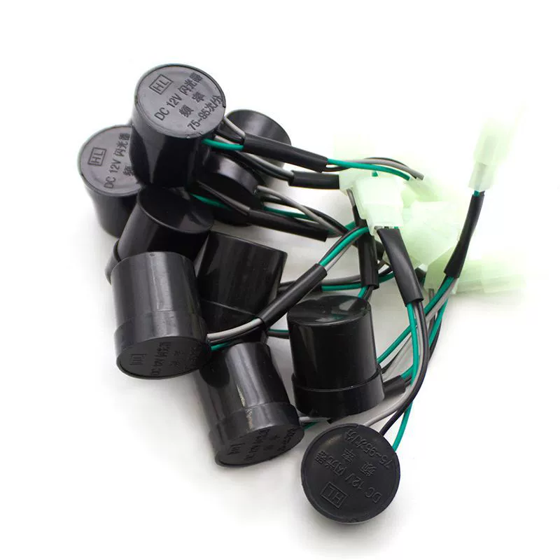 12 В мигалка Универсальный электромобиль мотоцикл трехпроводной поворотный свет Электронный зуммер бесшумный аккумулятор автомобильные аксессуары